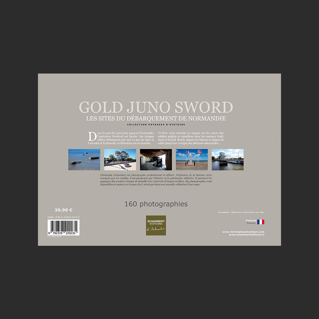 Livre photo Gold Juno Sword Beach Les sites du débarquement de Normandie - Dos.